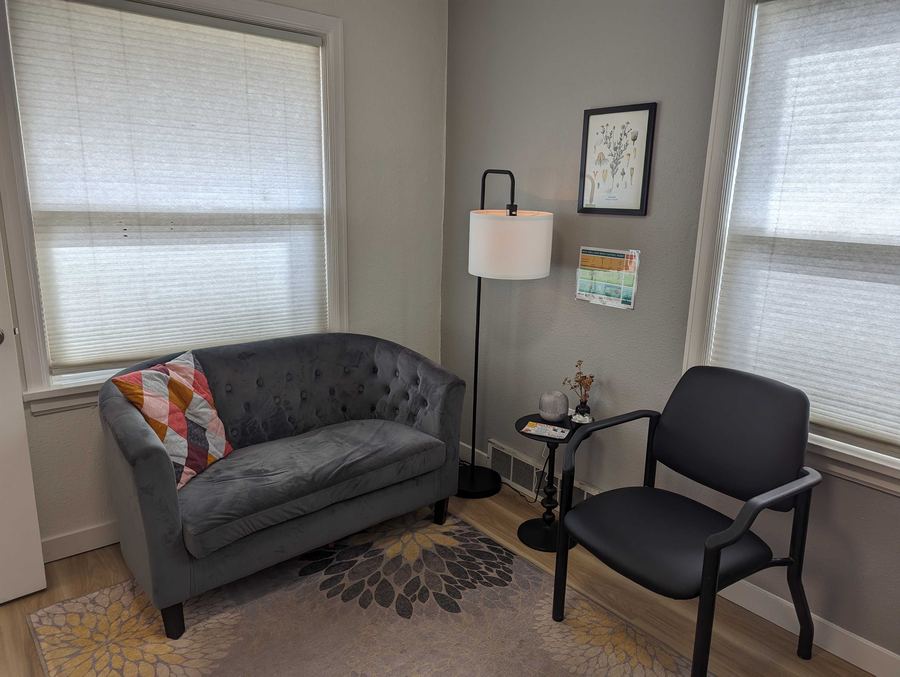 A consultation room at the Cowley Street clinic
